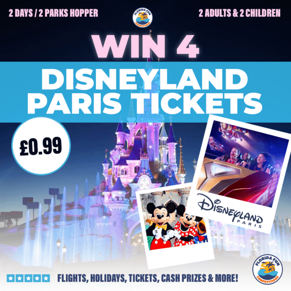 4 Disneyland Paris Tickets