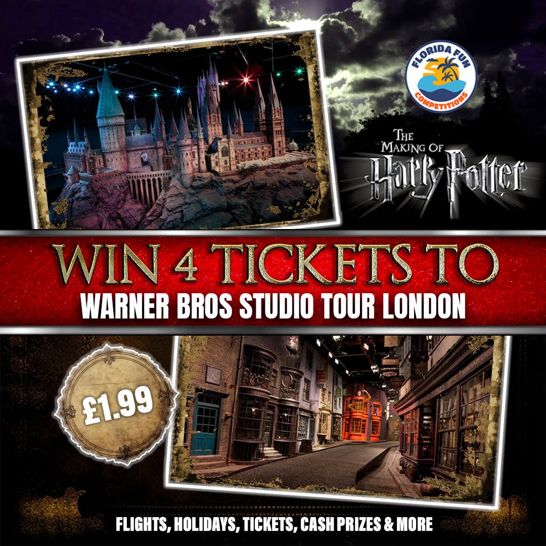 Warner Bros Studio Tour Tickets - FFC Competitions