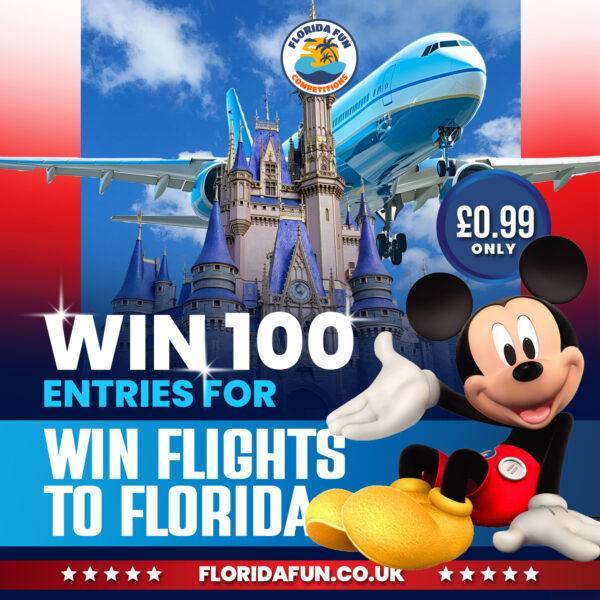 100 Entries to Florida Flights for 4