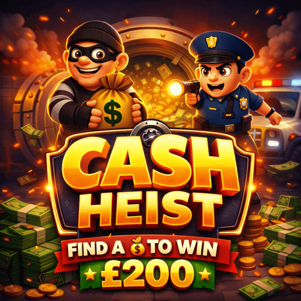 Cash Heist - Find A 💰To Win £200!