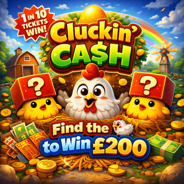 Cluckin' Cash - Find the 🐔 to Win £200!