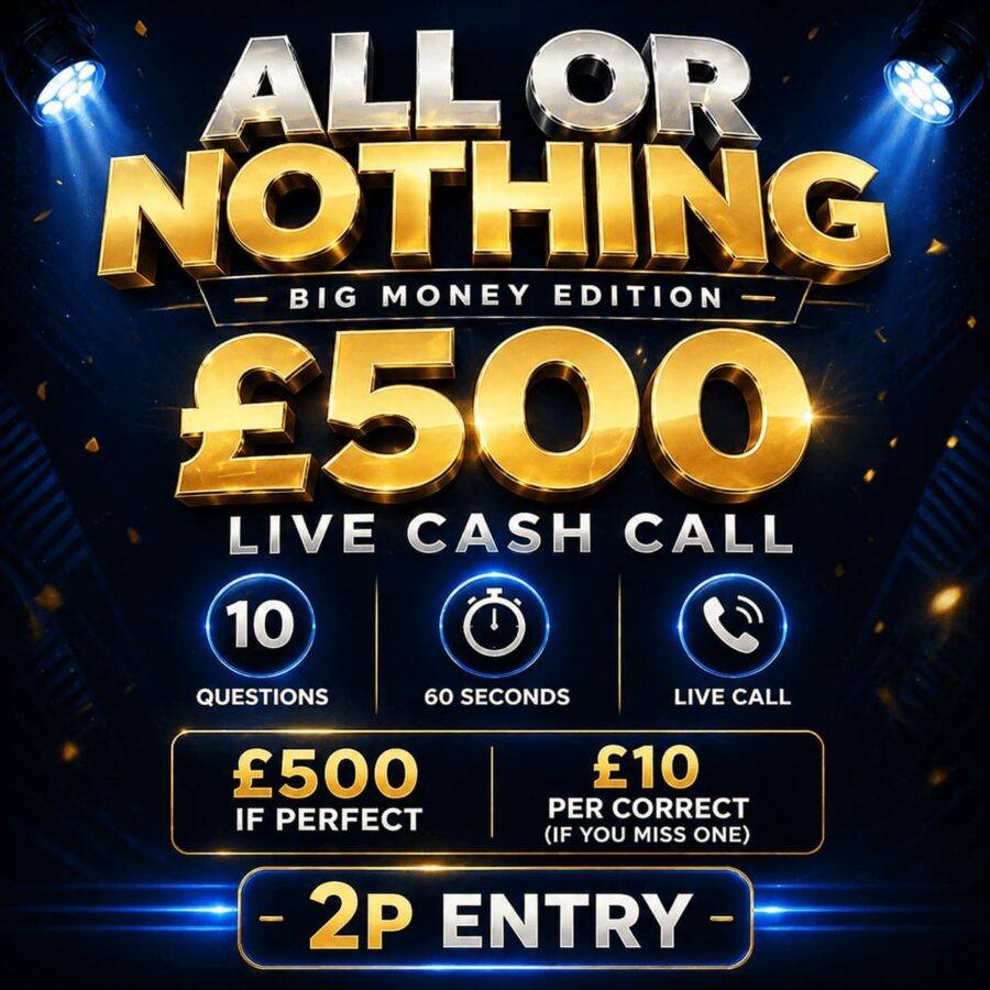 All or Nothing – Big Money £500 Edition!