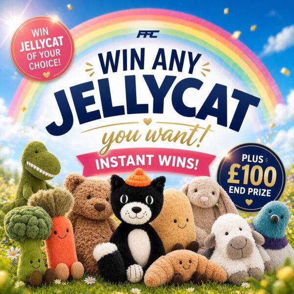 The Ultimate Jellycat Instant Wins - Over 1000 chances to win!