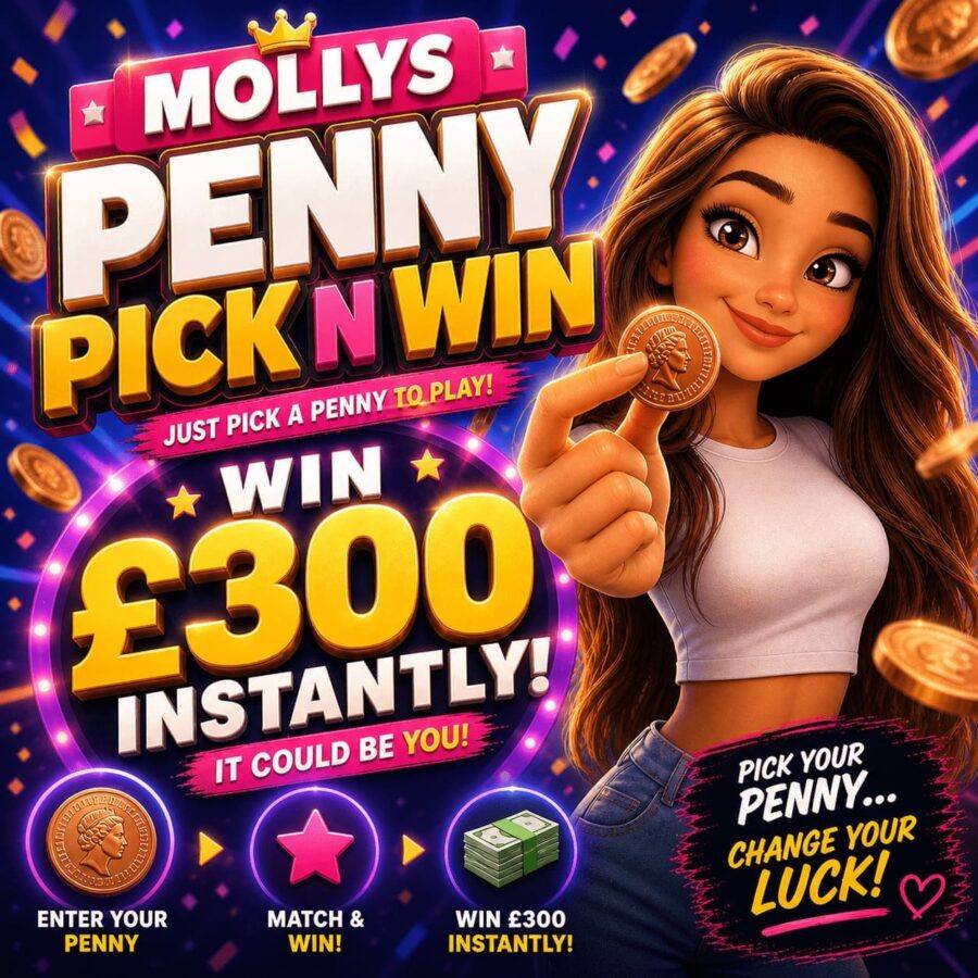 Molly's Penny Pick N Win - £4000+ of Instant Wins!