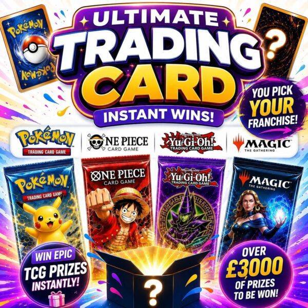 Ultimate Trading Card Mystery Instant Wins - Over 1000 chances to win!