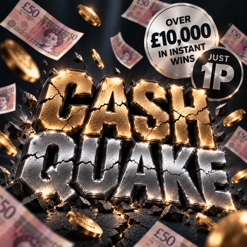 Cash Quake - Over £10,000 Instant Wins!
