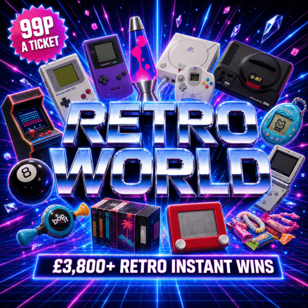 Retro World 🎮 - £3800+ Retro Instant Wins!