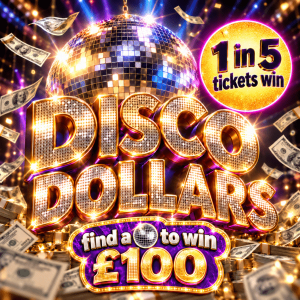 Disco Dollars - Find a 🪩 to win £100!